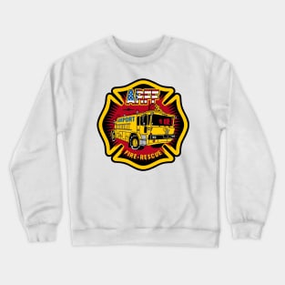 Airport Rescue Firefighter Crewneck Sweatshirt